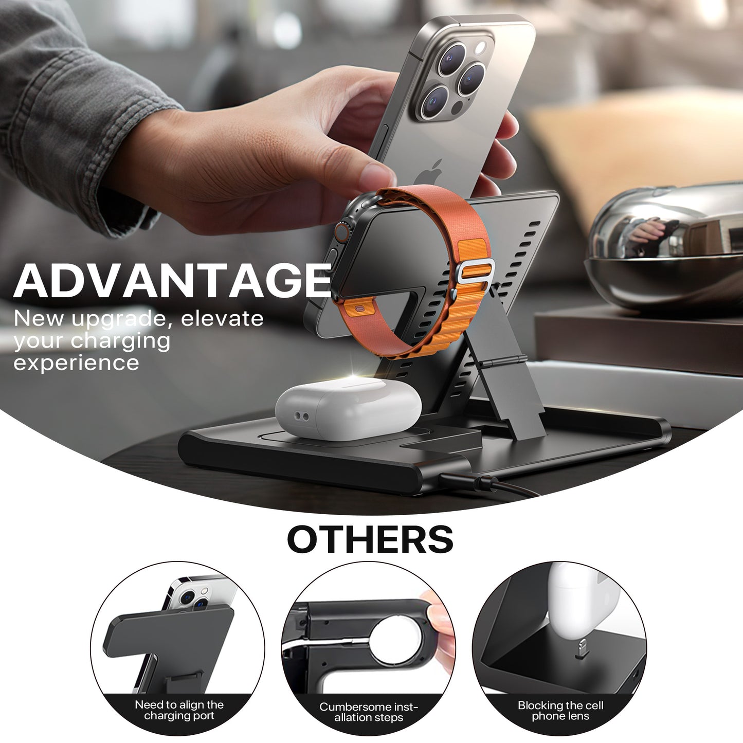 ZenVolt Wireless Charging Station
