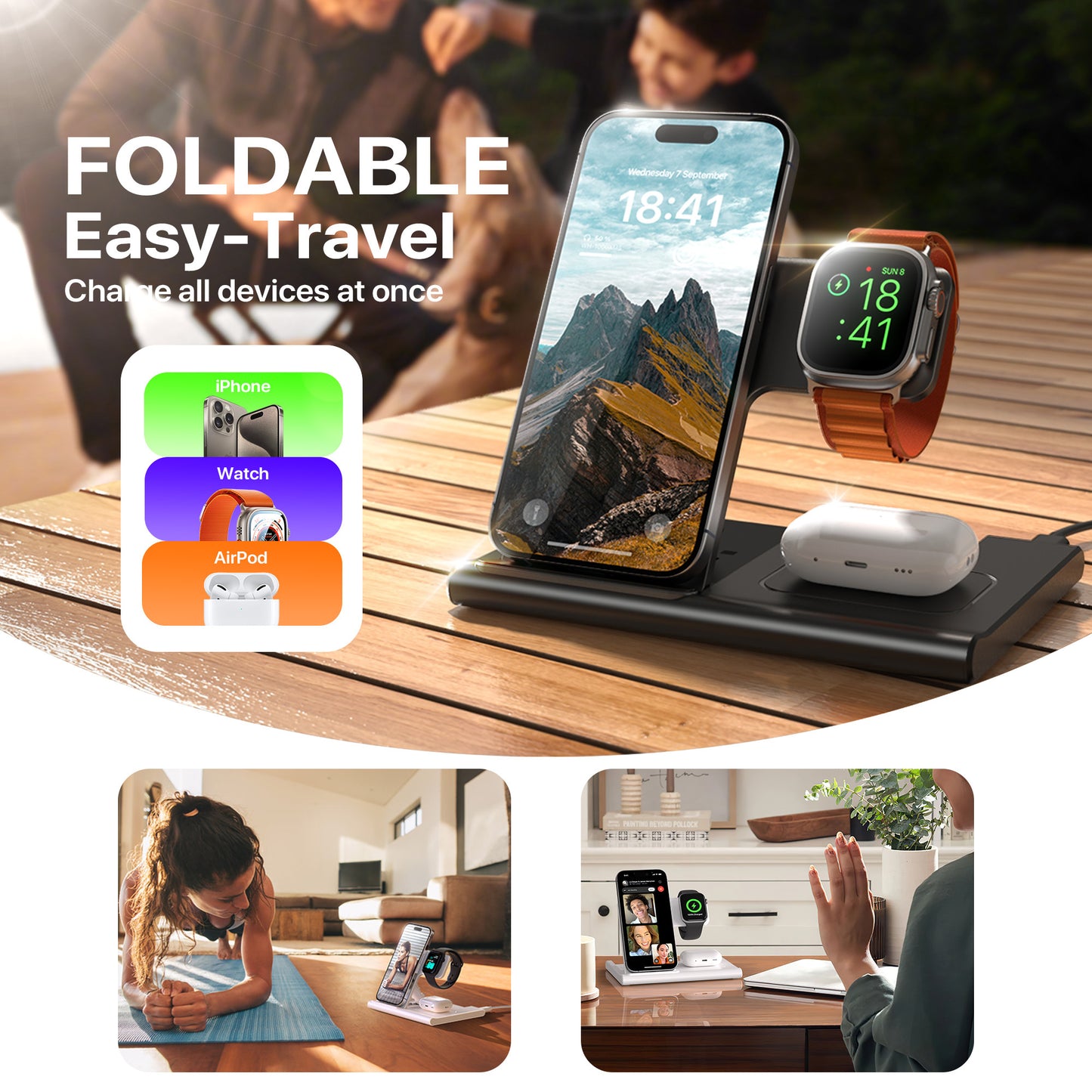 ZenVolt Wireless Charging Station