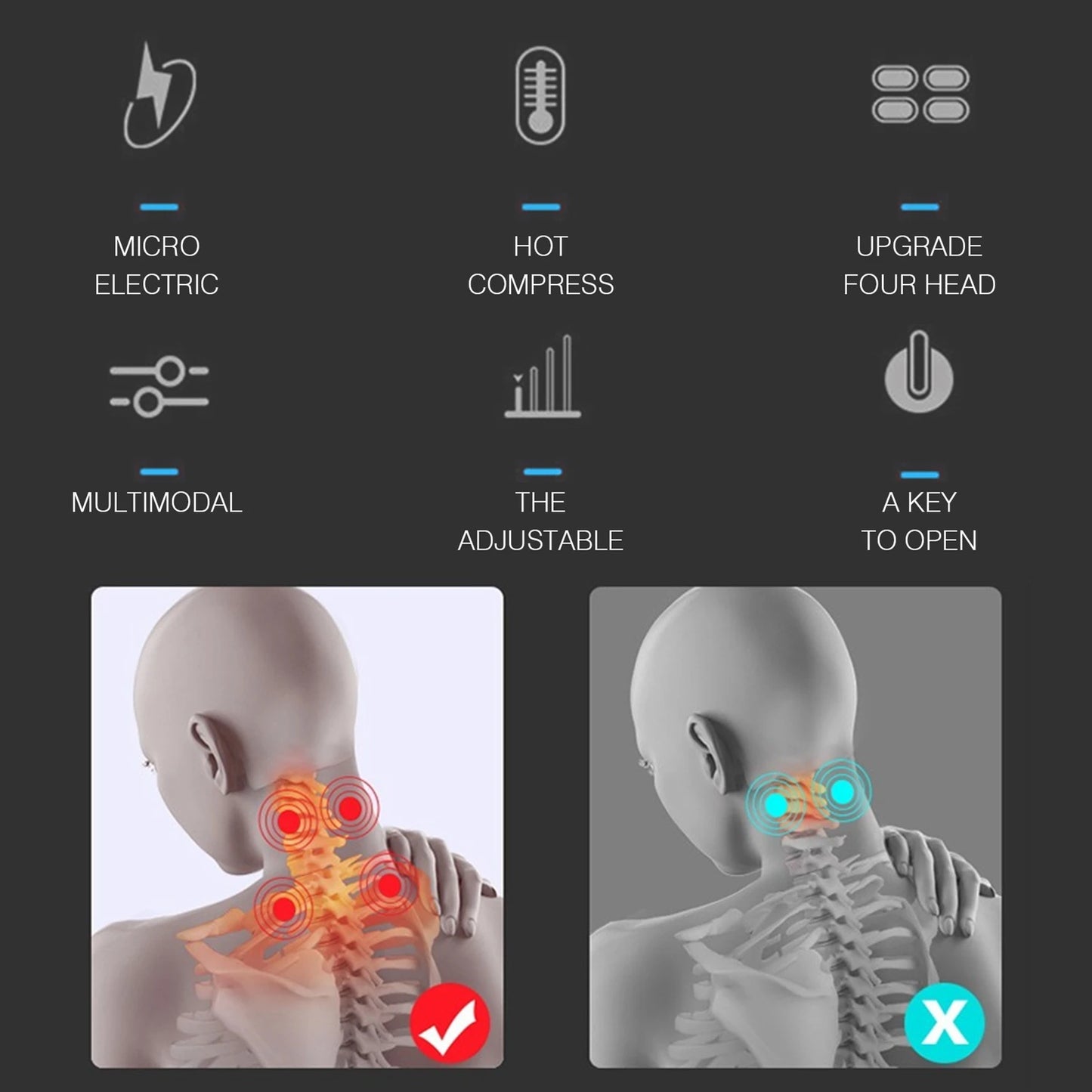 FlexPulse Smart Neck Massager